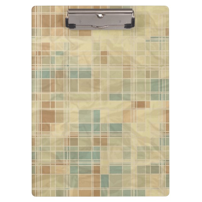 Retro geometric pattern clipboard (Front)