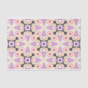 Retro Geometric pattern decoupage Tissue Paper