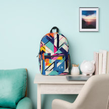 Retro geometric pattern