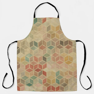 Retro Geometric: Seamless Design Apron