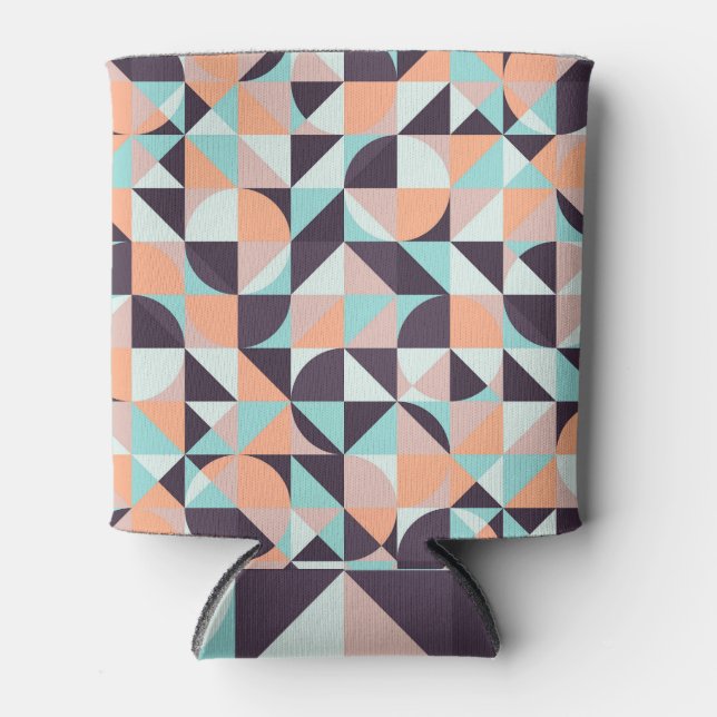 Retro geometric, seamless vintage background can cooler (Front)