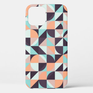 Retro geometric, seamless vintage background iPhone 12 case