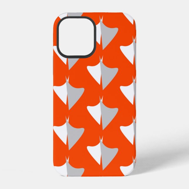 Retro geometric shapes with seamless patternabstra iPhone case (Back)