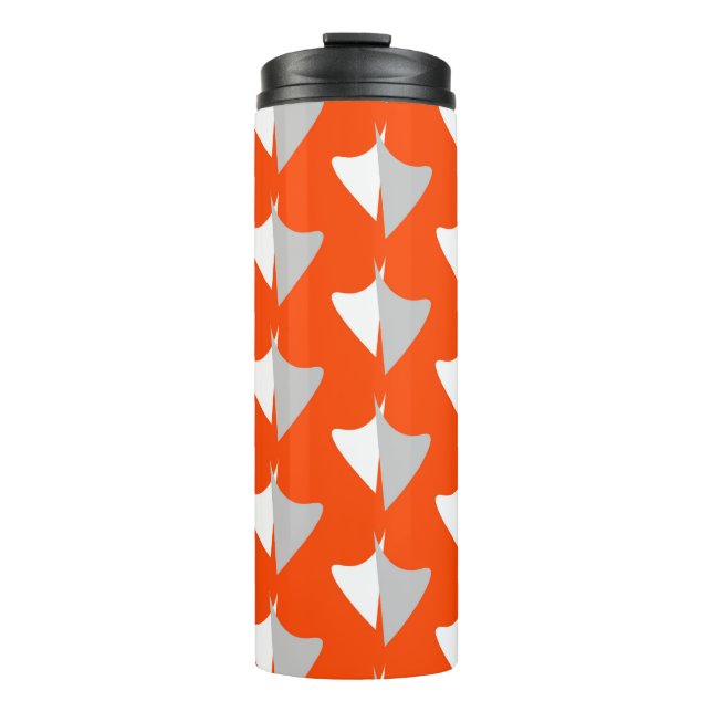 Retro geometric shapes with seamless patternabstra thermal tumbler (Front)