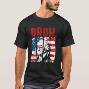 Retro George Washington 4th Of July USA T-Shirt