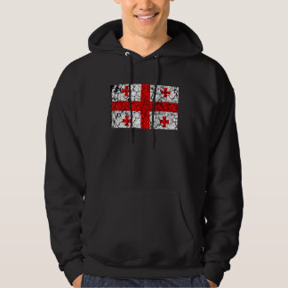 Retro Georgia Flag Country Independence Men Women  Hoodie