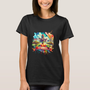 Retro Georgia Map T-Shirts – Vintage usa map