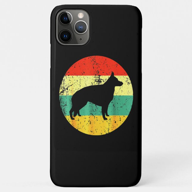 Retro German Shepherd Dog Case-Mate iPhone Case (Back)