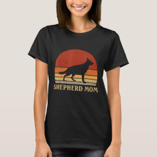Retro German Shepherd Mum Dog Mother Pet Shepard M T-Shirt