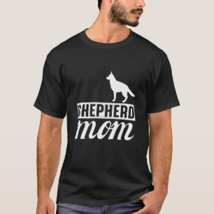 Retro German Shepherd Mum Dog Mother Pet Shepard M T-Shirt