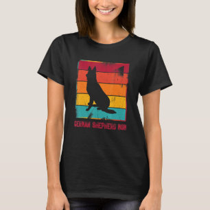 Retro German Shepherd Mum Owner Mother Pet Mama Do T-Shirt