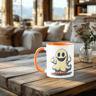 Retro Ghost Halloween Mug – Spooky & Fun Vibes