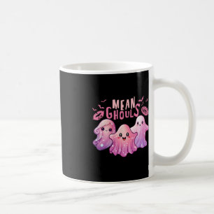 Retro Ghost Mean Ghouls Fun Halloween Spooky Seas Coffee Mug