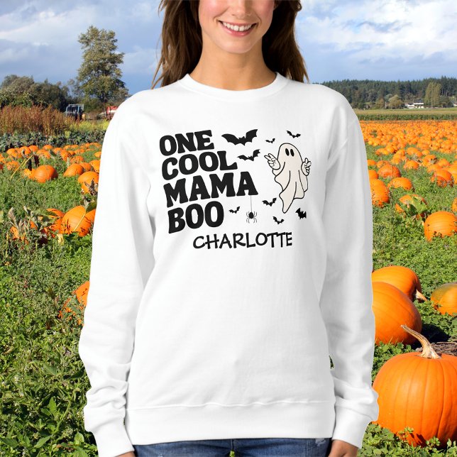 Retro Ghost One Halloween Boy 1st Birthday Sweatshirt (Creator Uploaded)