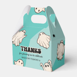 Retro Ghosts Kids Halloween Birthday Party Favour Box