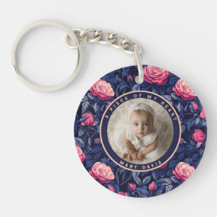 Retro Gifts For Coworkers Rose Key Ring