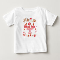 Retro Girls Oh What Fun 1st Birthday T-Shirt