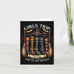 Retro Girls Trip Salem Time To Get Salem 1692 Hall Card