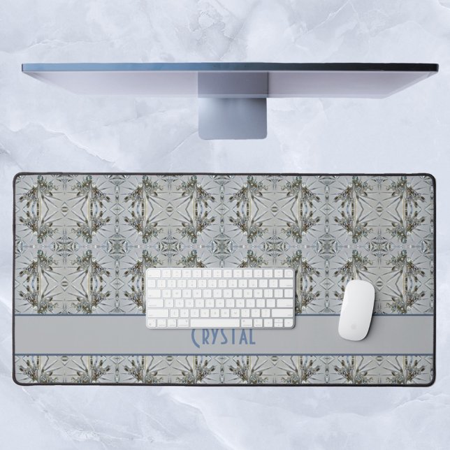 Retro Glam Art Deco Vintage Rhinestones Desk Mat (Creator Uploaded)