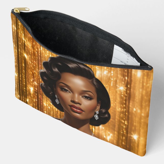Retro Glam Girl (Diana) Accessory Pouch (Open)