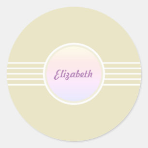 Retro Glam Gold and Opal Envelope Seals