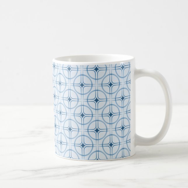 Retro Glam Mug, Royal Blue Coffee Mug (Right)