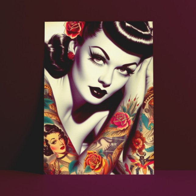 Retro Glam Pin-up Postcard (Creator Uploaded)