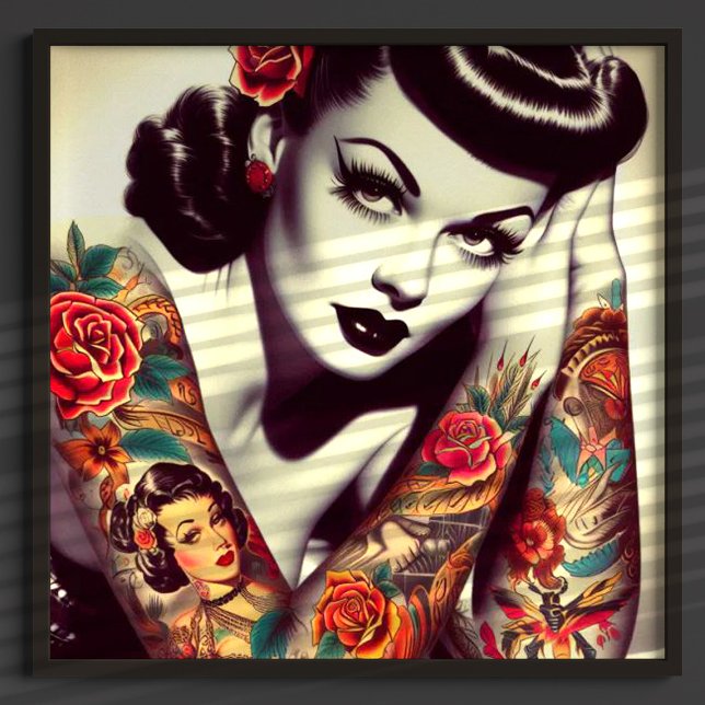 Retro Glam Pin-up Poster (Creator Uploaded)