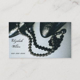 Retro glamour business card