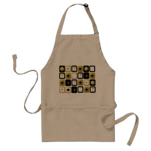 Retro Glamourous Gold Apron