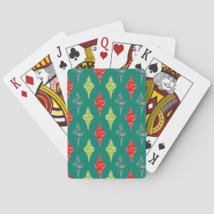 Retro Glass Ornaments Playing Cards