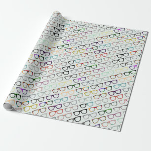 Retro Glasses Hipster Wrapping Paper