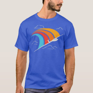 Retro Glider Pilot Soaring Plane Aviator T-Shirt