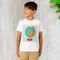 Retro Globe Illustration Vintage Earth Map 