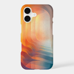 Retro Glow Arches – Abstract Mid-Century