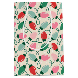 Retro Glow Lights Medium Gift Bag