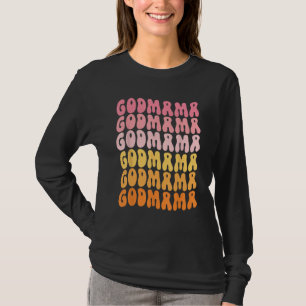 Retro Godmama, Worldu2019s best Godmother, Proposa T-Shirt