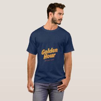 Retro Golden Hour - 90s Aesthetic Groovy Typograph T-Shirt