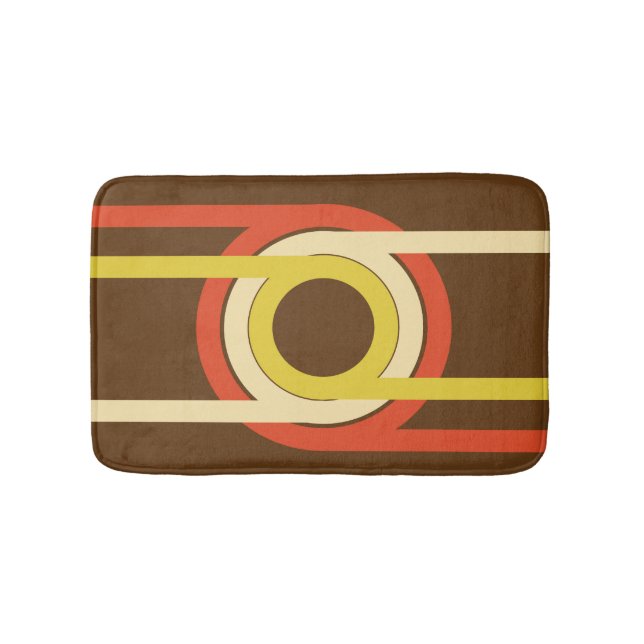 Retro Golden Ratio inspired design. Bath Mat (Front)