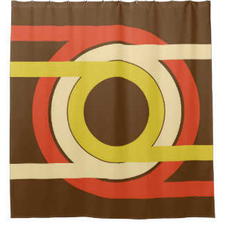 Retro Golden Ratio inspired design. Shower Curtain
