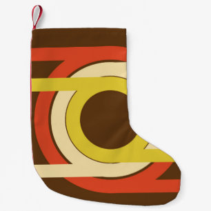 Retro Golden Ratio inspired design. Small Christmas Stocking