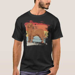 Retro Golden Retriever Dog T-Shirt