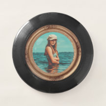 Retro Golden Stylish Portrait Photo display