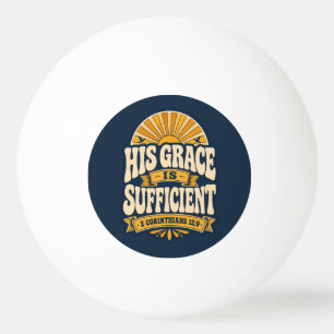 Retro Golden Sunburst Christian Rec Room Sports Ping Pong Ball