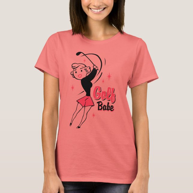 Retro Golf Babe Shirt (Front)