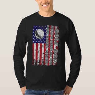 Retro Golf Dad Just A Regular Dad But A Real Legen T-Shirt