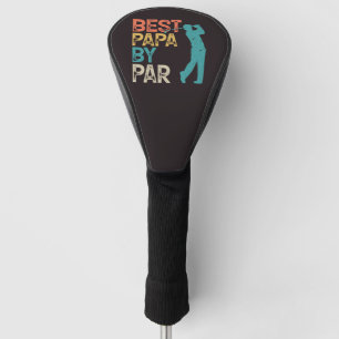 Retro Golfer - Best Papa By Par Golf Head Cover