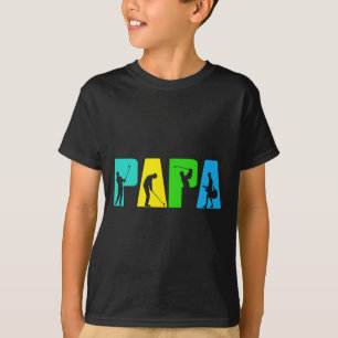 Retro Golfing Papa Golfer Shirt. Golf Gifts For Fa T-Shirt