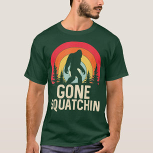 Retro Gone Squatchin Bigfoot Sasquatch Essential T T-Shirt