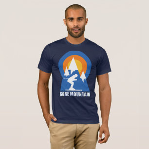 Retro Gore Mountain Ski Sunset T-Shirt